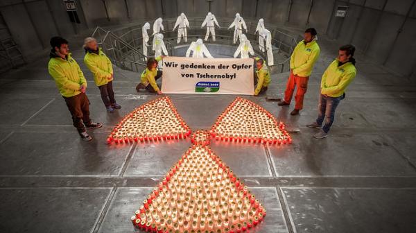 30 Jahre Tschernobyl Gedenkaktion