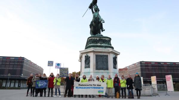 Mahnwache Klimakonferenz COP26