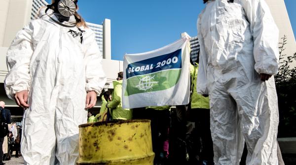 Aktionsfoto Atomkonferenz IAEA