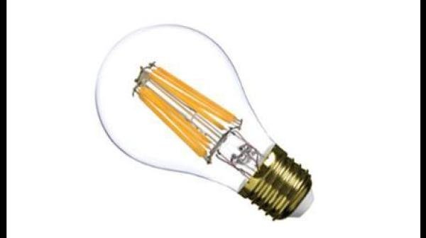 Example of new generation LED filament lamp with very high performance