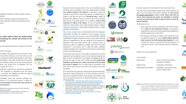 Offener Brief an EU Mitgliedstaaten