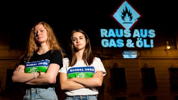 Aktivistinnen für raus aus Gas und Öl