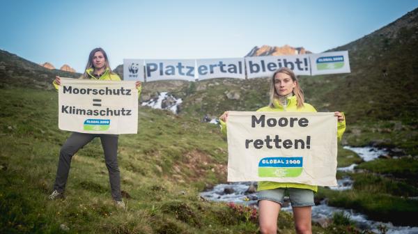 Moorschutz = Klimaschutz Aktion im Platzertal