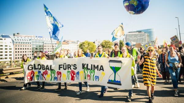 Global 2000 am Klimastreik