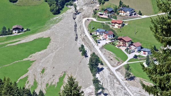 Bild von einem Murenabgang