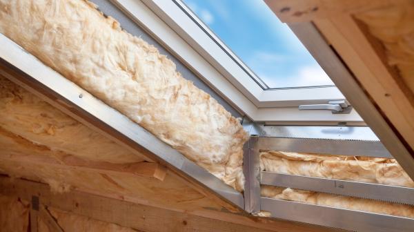 Dachfenster mit Isolierung