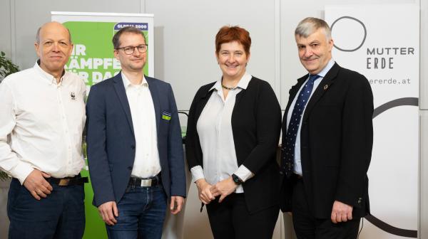 Gruppenfoto der Pressekonferenz
