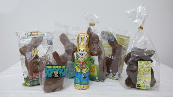 Die Sieger-Hasen des Osterhasen-Checks im Bild.