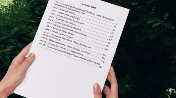 Dokument mit Hintergrund