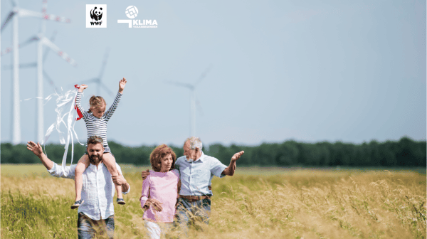 Neustart Klima Kampagne - Hintergrundbild mit Logos